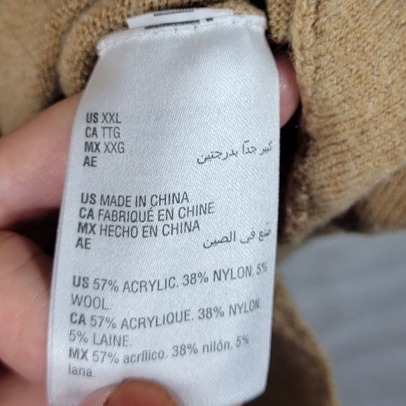 INC XXL Women's Pullover sweater Wool Blend - Picture 5 of 6